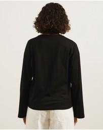 Atmos&Here - Long Sleeve Oversized T-Shirt