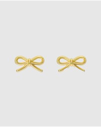 Ted Baker - BROOKE: Mini Metal Bow Stud Earrings