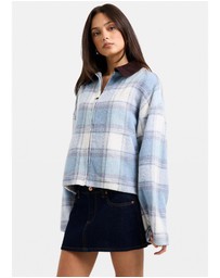 Subtitled - Nevada Plaid Oversized Jacket