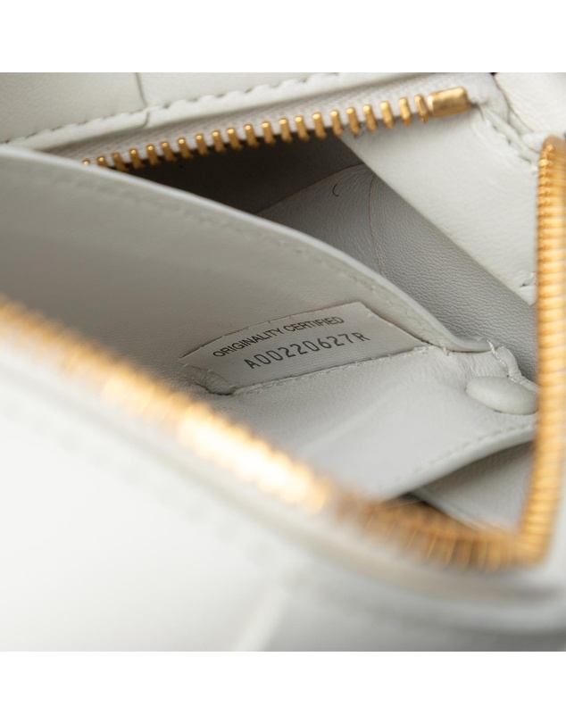 Pre-Loved by Azura Reborn - Pre-Loved Small Lambskin Intrecciato Brick Cassette