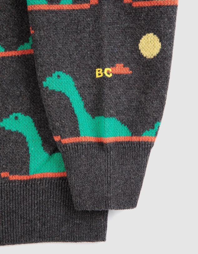 Bobo Choses - Lake Monster All Over Jacquard Jumper - Babies-Teens