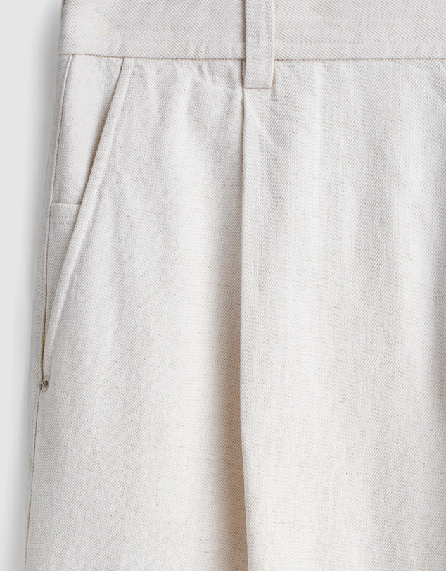 COS - Pleated Relaxed-Fit Wide-Leg Denim Trousers