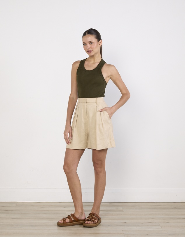 Cirkular - Pre-Loved - Rebecca Vallance Linen Flynn Shorts