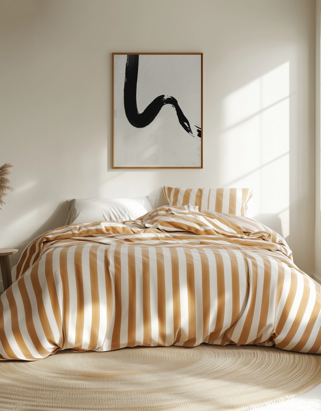 Olive et Oriel - Blackstrokes No 3 by Treechild Art Print