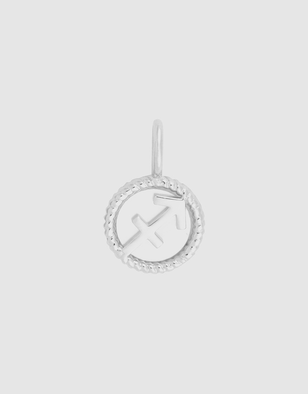 Wanderlust + Co - Sagittarius Zodiac Mother of Pearl 925 Sterling Silver Pendant