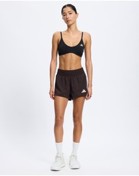adidas Performance - Pacer Workout Woven High Rise 3 Inch Shorts