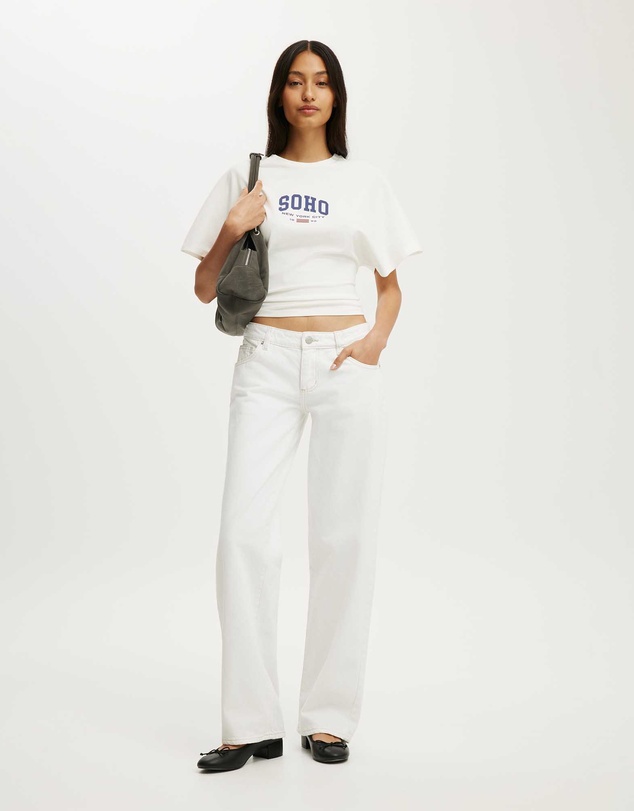 Cotton On - Graphic Batwing Short Sleeve Tee