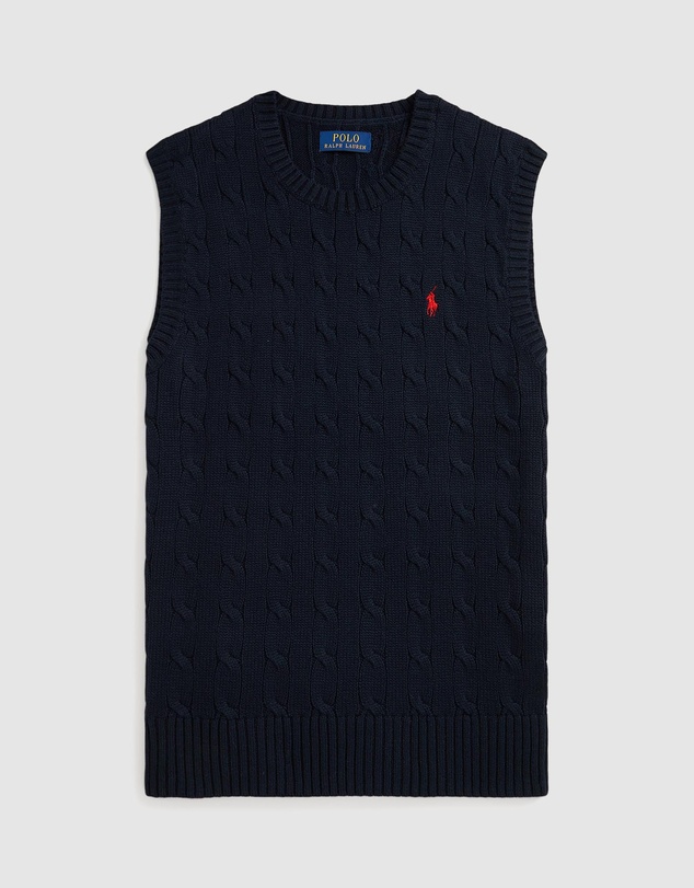 Polo Ralph Lauren - Cable-Knit Cotton Sweater Vest