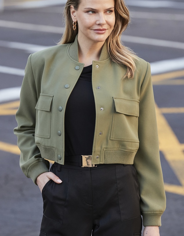 Sosandar - Utility Bomber Jacket