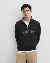 Country Road - Australian Cotton Half Zip Heritage Sweat