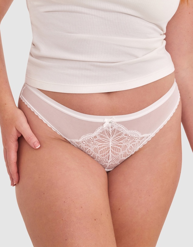 Bras N Things - Susannah Brazilian Knicker - Ivory