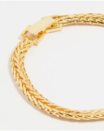 Lovisa - Gold Flat Wide Curb Chain Bracelet