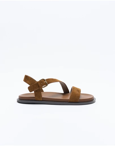 Walnut Melbourne - Henny Leather Sandal
