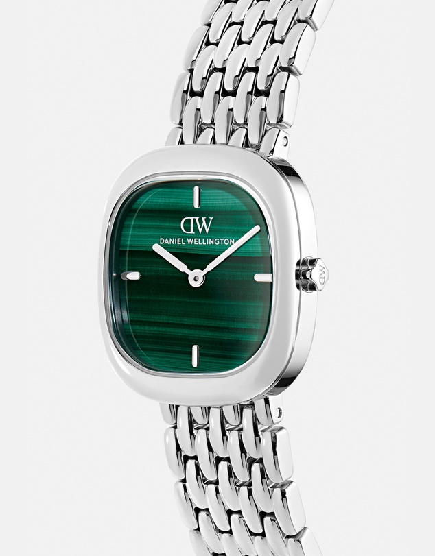 Daniel Wellington - Corta 24x28mm Malachite Grain-Link