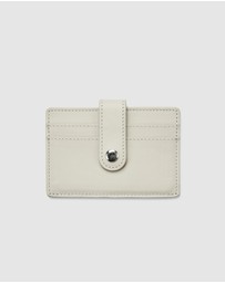 Globite - Leather RFID Card Holder Snap Button