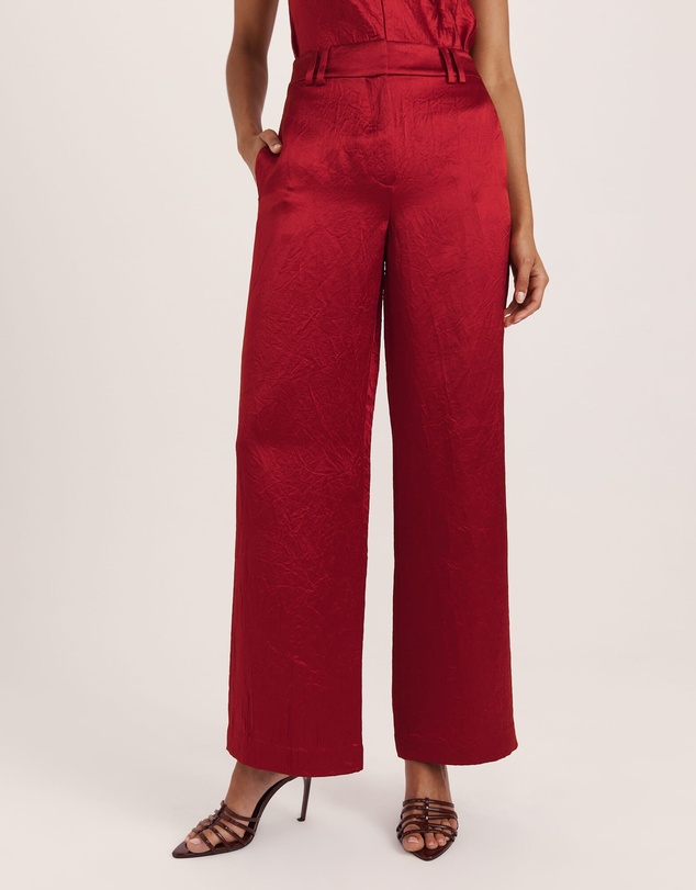 SABA - Ivana Wide Leg Crinkle Pant