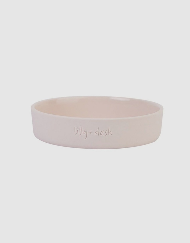 Lilly + Dash - Cat Food Water Ceramic Bowl