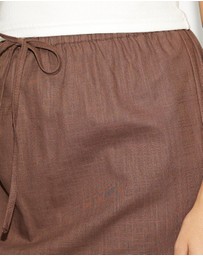 Dazie - Vine Cotton Blend Mini Skirt