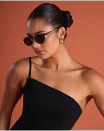Azzurielle - Simona Gold Frame Sunglasses