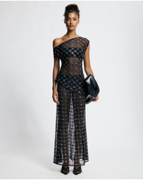 Lover - Isadora Sequin Sheer Maxi Skirt
