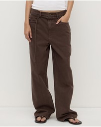 Assembly Label - Loose Fit Jeans