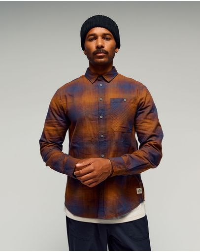 Cocoa/Navy Plaid