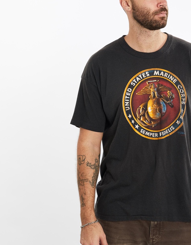 Vintage by The Real Deal - Pre Loved - Vintage 90s United States Marine Corps Tee