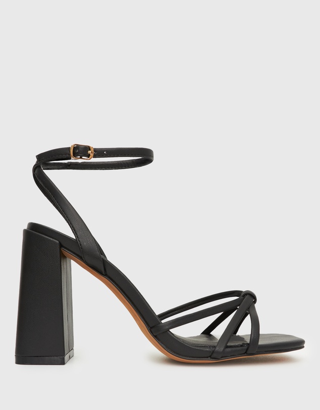 Betts - Solana Strappy High Block Heel Sandals