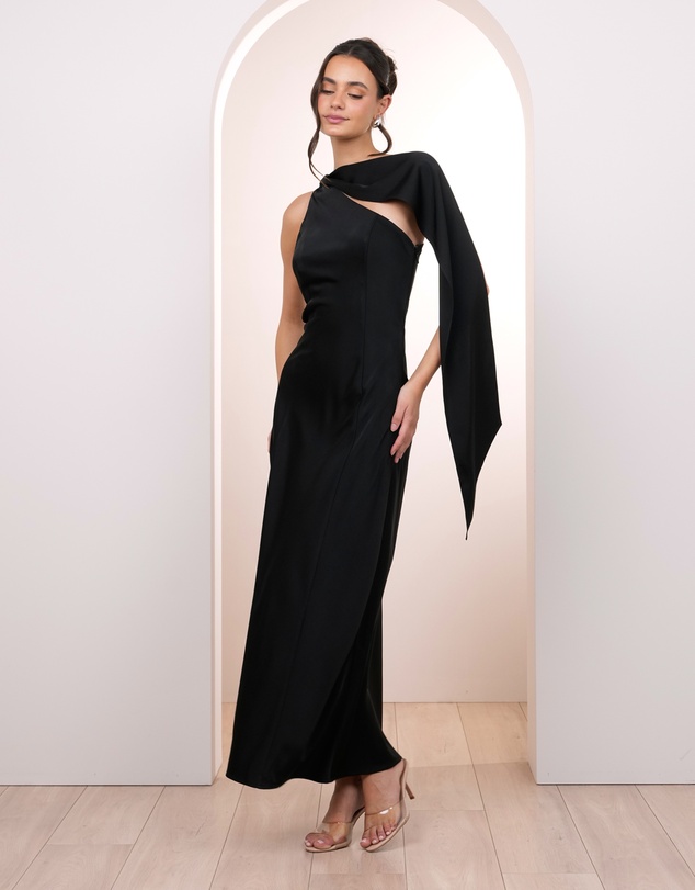Pilgrim - Kyra One Shoulder Drape Dress