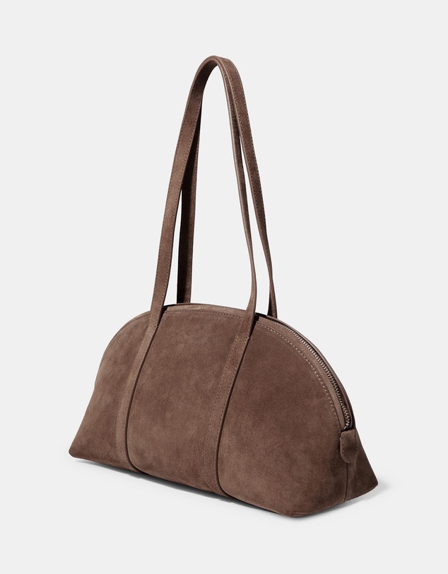 & Other Stories - Suede Bowling Bag