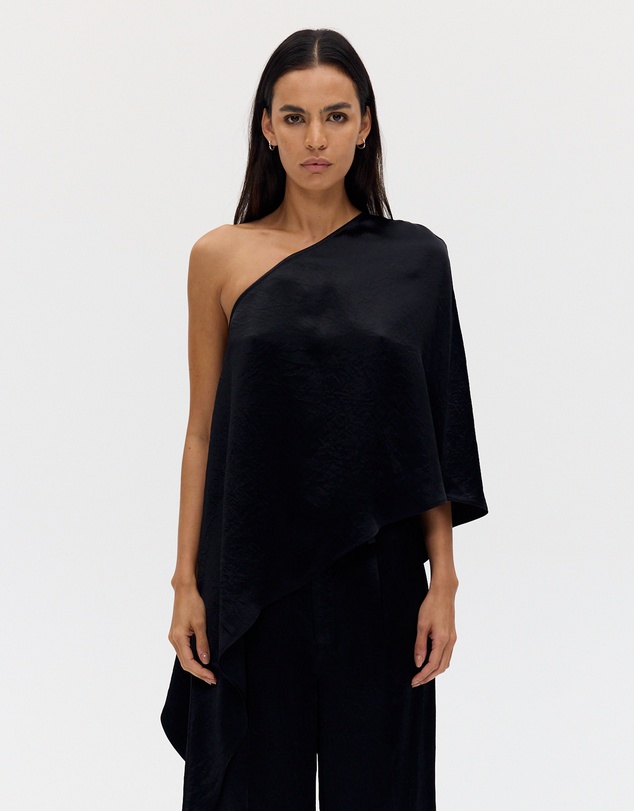 Third Form - Crush One Shoulder Cape