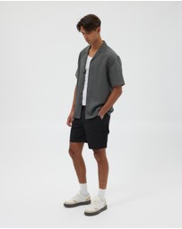 AERE - Herringbone Carpenter Shorts
