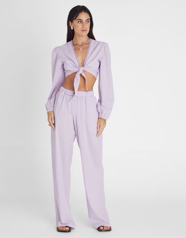 Heaven Australia - Amethyst Long Sleeve Crop
