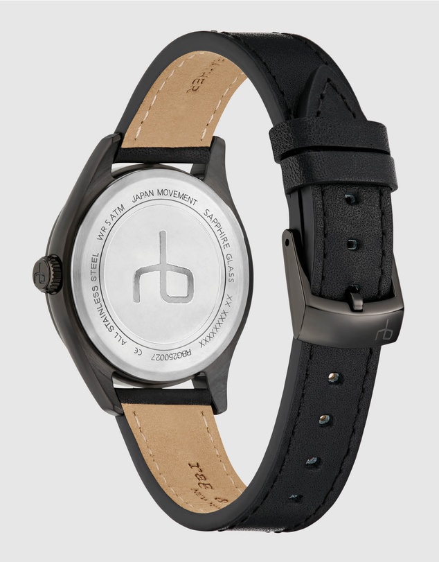 rag & bone - Rag & Bone Dean Black-Tone Analogue Watch