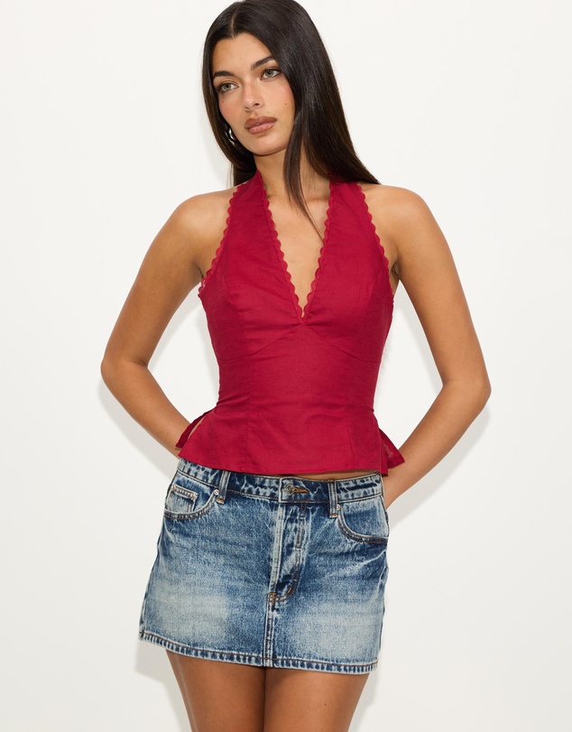 Dazie - Nora Halter Top