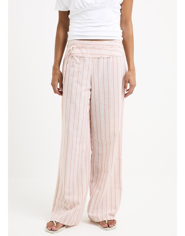 Subtitled - Ines Stripes Low Rise Pants
