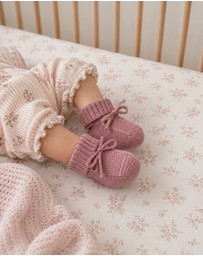 SILK MAGNOLIA - 100% Cashmere Baby Booties