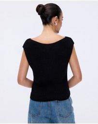 Minima Esenciales - Nalu Organic Cotton Cashmere Blend Knitted Top