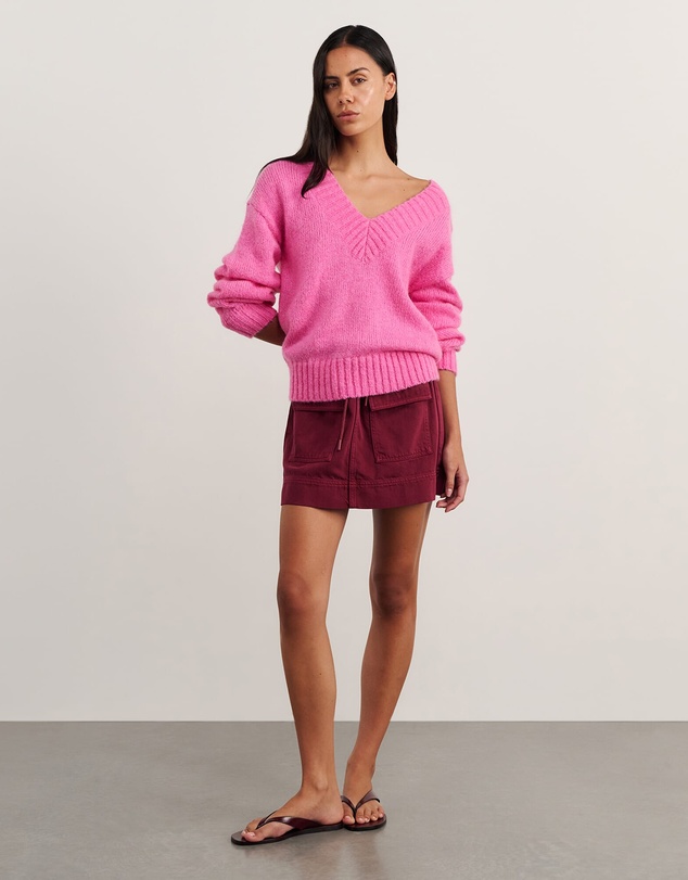 Jag - Lily V Neck Knit