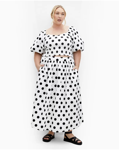 City Chic - Amari Print Top