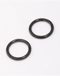 Lovisa - Black Surgical Steel Sleeper Earrings 8mm