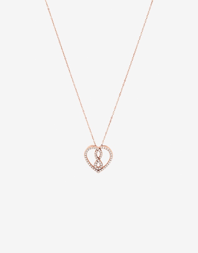 Michael Hill - Small Infinitas Pendant with 1/4 Carat TW of Diamonds in 10kt Rose Gold