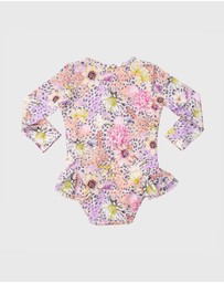 Aqua Blu Kids - Daisy Long Sleeve One Piece - Babies