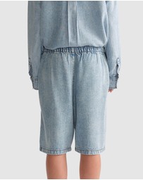 Decjuba - D-Luxe Fluid Denim Shorts