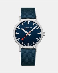 Mondaine - Mondaine Official Swiss Railways Classic Deep Blue Watch