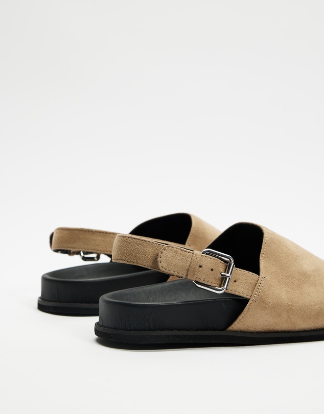 Dazie - Lucy Suede Buckle Mules