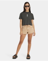 Volcom - Womens Oz Dial Crop T-Shirt