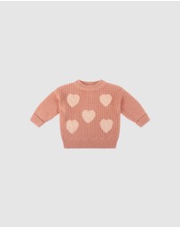 Kynd Baby - Embroidered Knit Jumper in Cameo