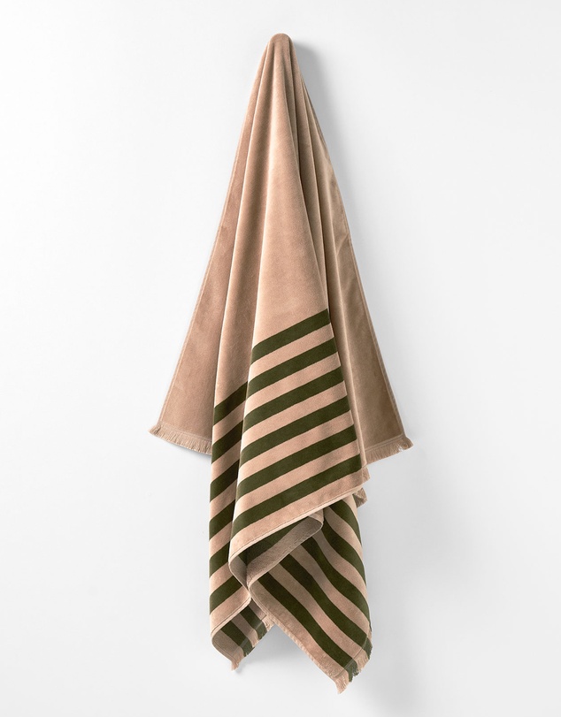 Aura Home - Palma Stripe Australian Cotton Beach Towel