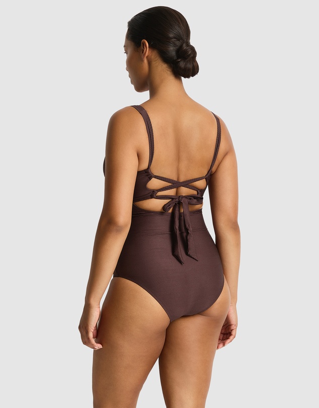 Sea Level Australia - Zen Cross Front Tie Back One Piece